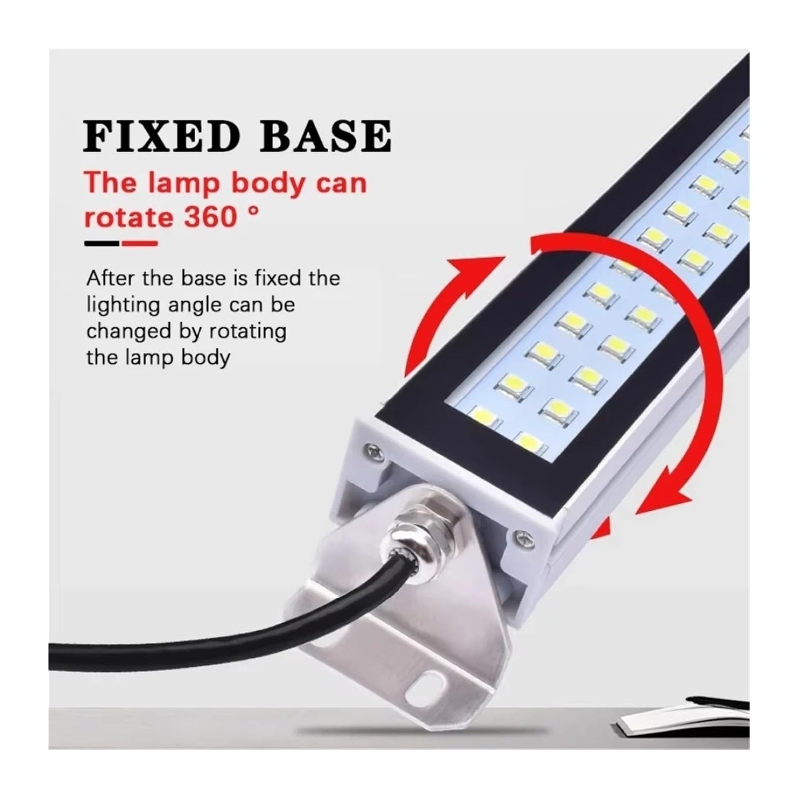 5–30 W LED-Werkzeugmaschinenleuchte, Aluminiumlegierung, 22–95 Cm