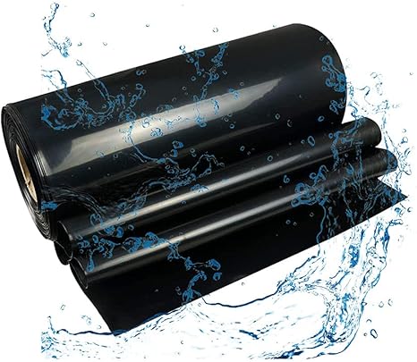 Image Yibcn 0.2mm Pond Liner, Black HDPE Pond Liners for Fish Ponds, Streams Fountains and Water Gardens 1x5m 3x8m Image Yibcn 0.2mm Pond Liner, Black HDPE Pond Liners for Fish Ponds, Streams Fountains and Water Gardens 1x5m 3x8m