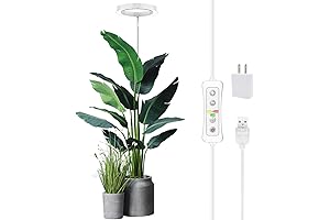 yadoker Grow Light for Plants | Adjustable Indoor LED Lamp for Large Plants