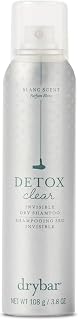 Drybar Detox Clear Dry Shampoo 3.8oz | Invisible Oil-Absorbing Formula for Refreshed, Voluminous Hair