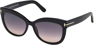 FT0524 01B Shiny Black Alistair Cats Eyes Sunglasses Lens Category 2 S