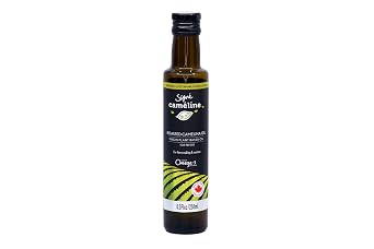 Cold-Pressed Roasted Camelina Oil, 250mL by Signe Cameline | High Smoke Point 475F | Rich in Omega-3 | Notes of Roasted Hazelnuts and Sesame | Perfect in Asian Dishes, Ramen Noodles, Sushi & Sautes | Made in Canada | Non-GMO