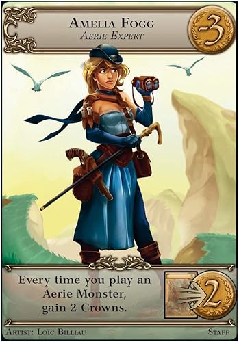 Miniatura 3 de AMIGO Juegos de Richard Garfield Carnival of Monsters - Juego de mesa de construcción de mazos y colección de escenarios - Explora tierras mágicas y