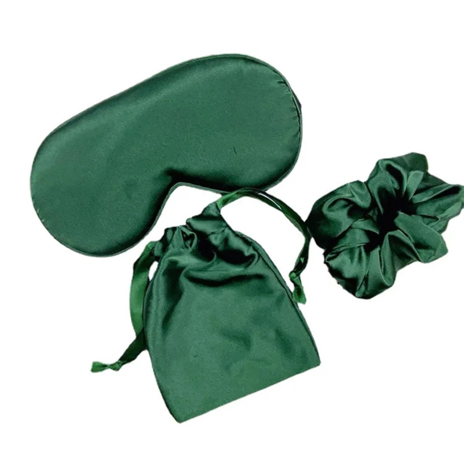 Máscaras para dormir Zero Eye Pressure Blackout pa Juego de 3 máscaras de seda for ojos for mujer, parches for ojos for dormir de imitación de seda(Champagne)
