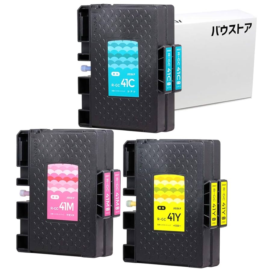 リコー　インク　GC41互換 Amazon.co.jp: こまもの本舗 リコー対応インク GC41 互換インク