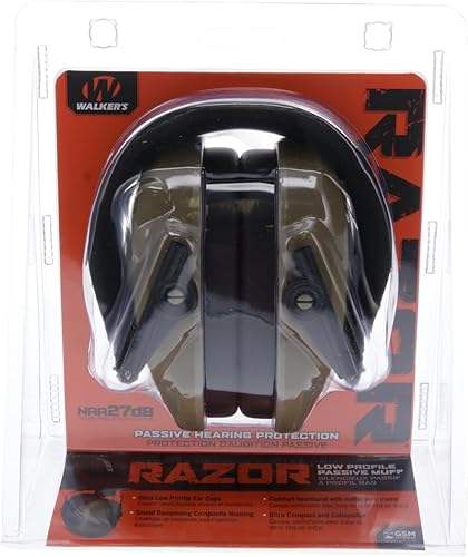 Miniatura 47 de Walker's Slim Passive Earmuff Hearing Protection FDE Come and Take It