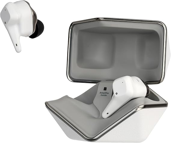 HIFIMAN SVANAR Wireless Jr Noise Cancelling Bluetooth in-Ear Hi-Fi Earphones with Amplifier Inside, Topology Diaphragm Driver, IPX5 Water/Sweat Resistant, White