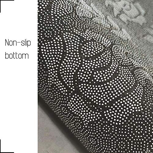 Tapis Cuisine Devant evier Tapis de Couloir Lavable antiderapant Long Absorbant Moderne Motifs Géométriques pour Salon, Chambre, Les Chambres Jeunes Adulte Fille Garcon Gris Noir Rouge Beige – Image 6