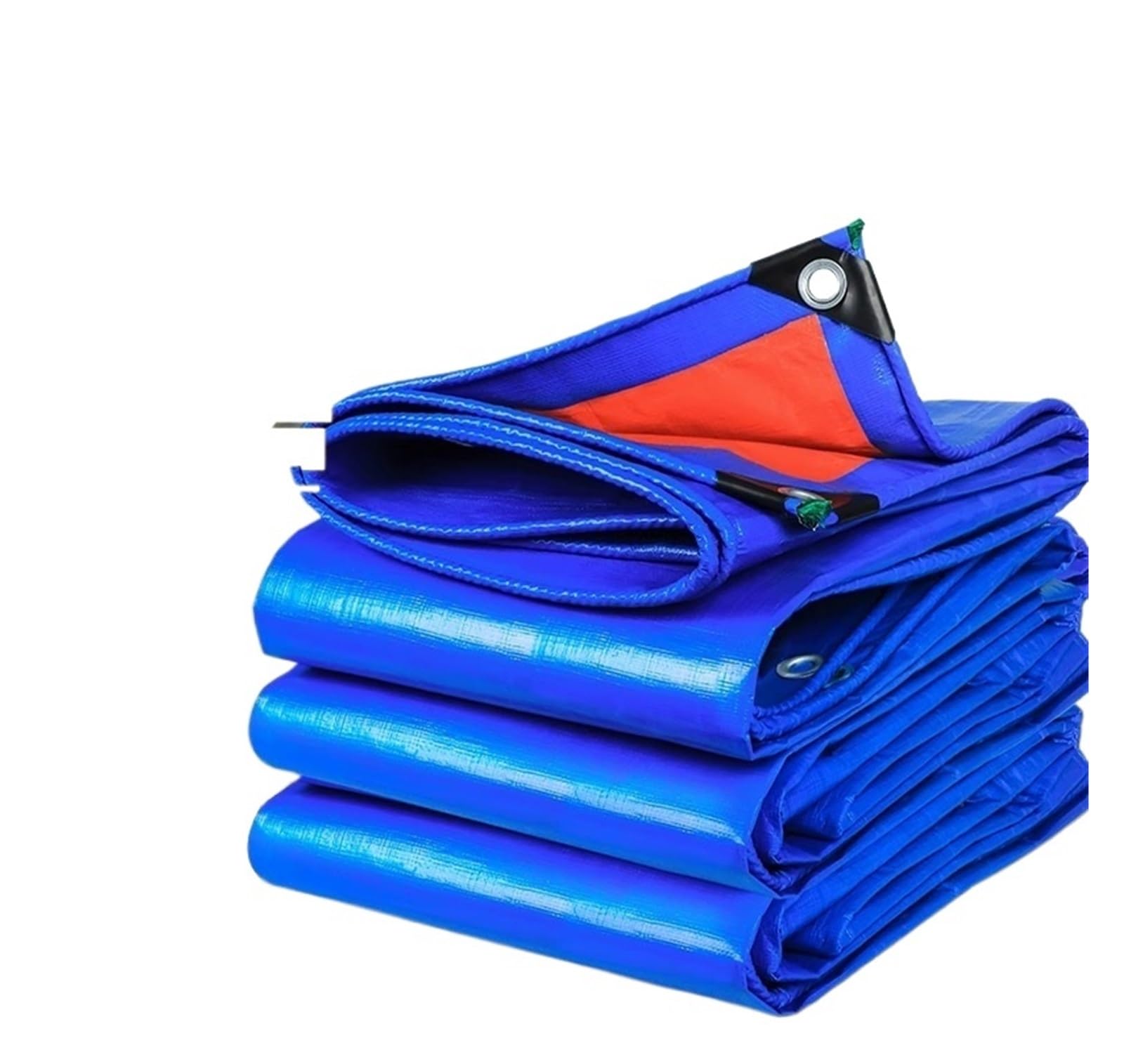 Chenghw Purple Blue Thick Waterproof Pe Rain Cloths Heat Insulation Sunshade Canopy Cloth Outdoor Double-Layer Rainproof(,3X3m)