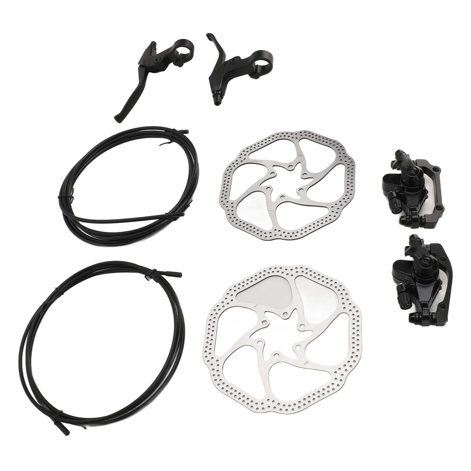 Disc Brake Set, Brake Caliper Set Front and Rear, Erosion, Easy Installation for 7/8 Handlebars