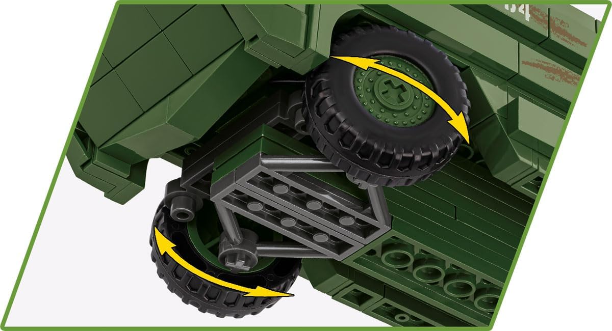 COBI Historical Collection WWII DUKW Amphibia Building Set, 508 Pieces