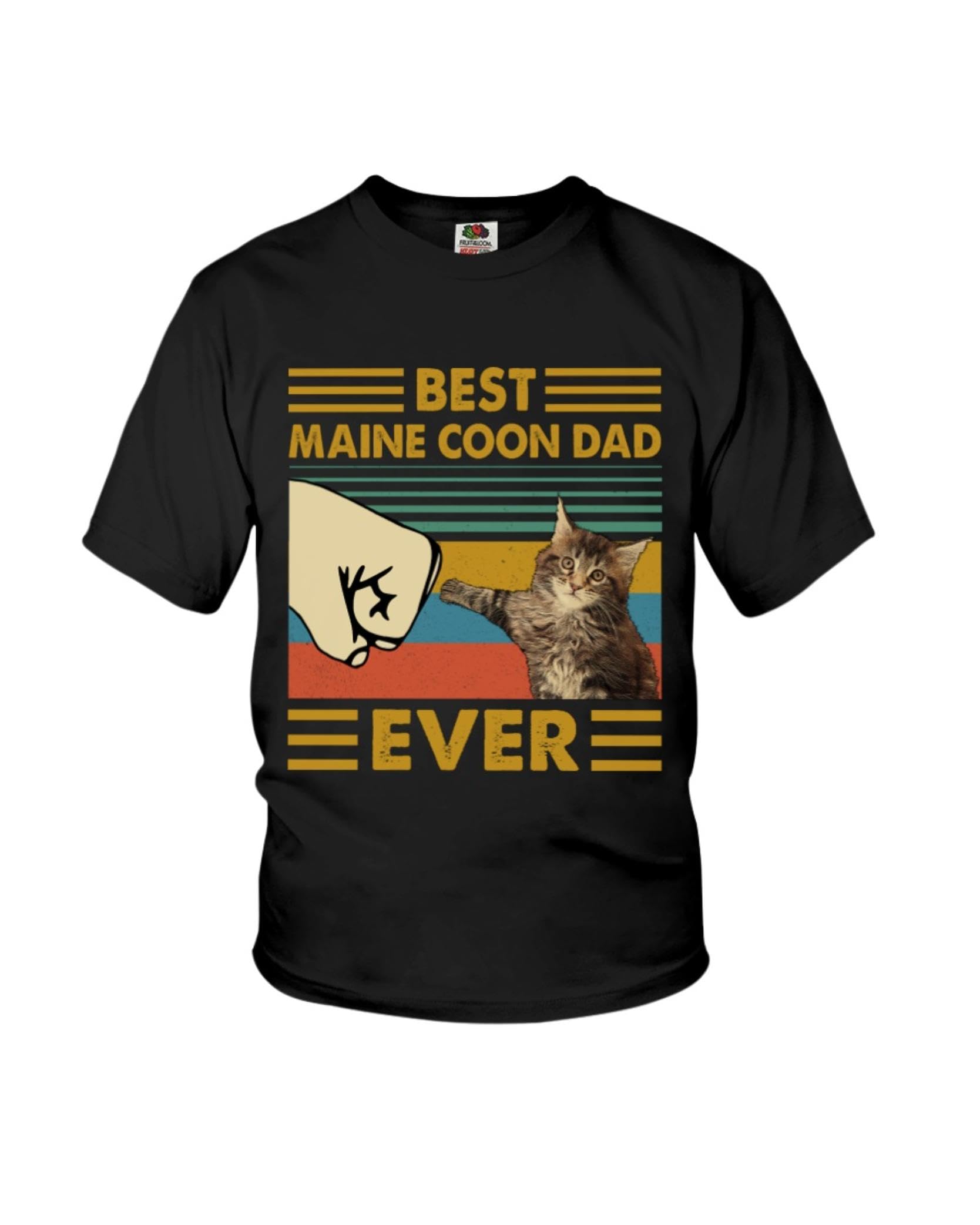 GenericRetro Maine Coon Dad Ever Tee T Shirt Tshirt