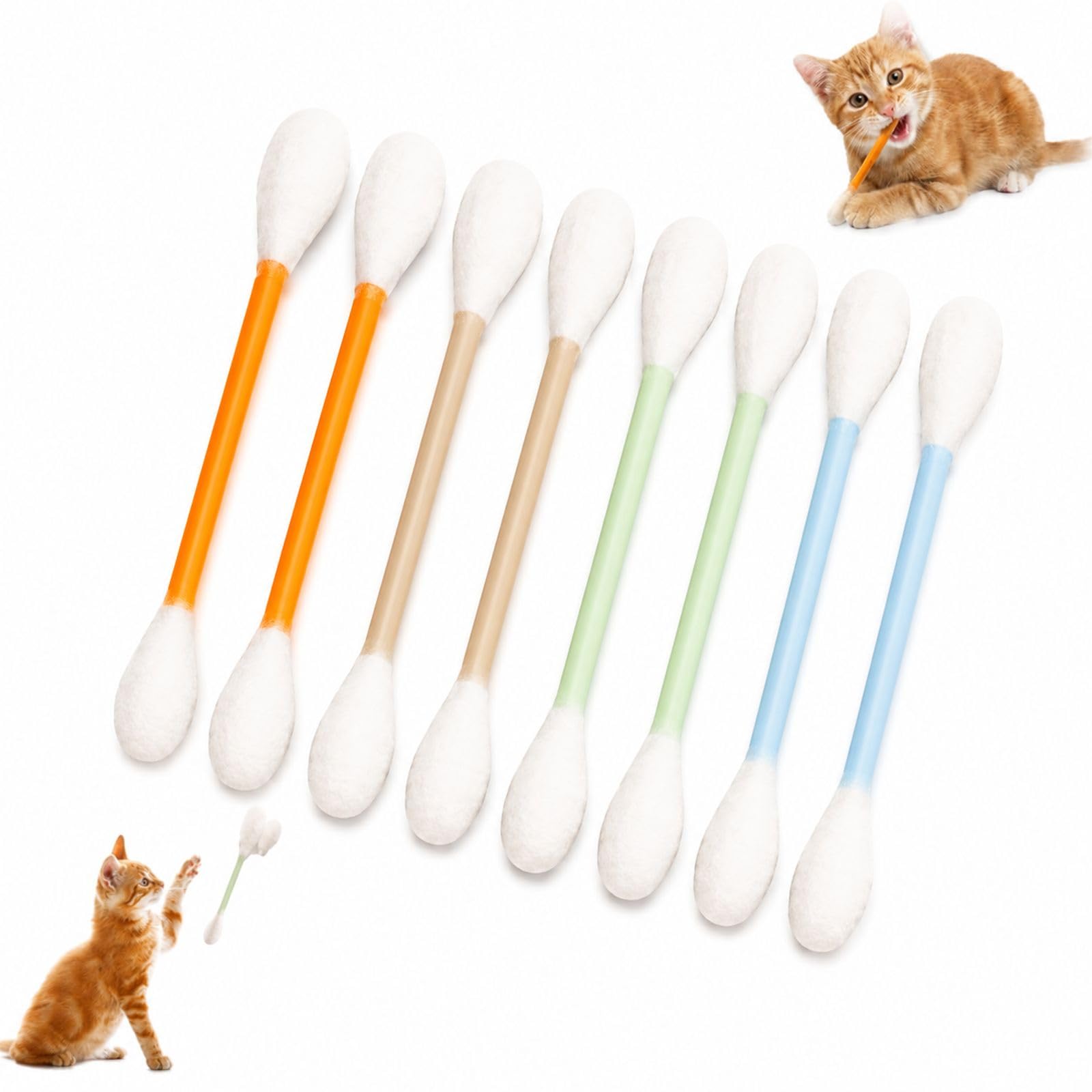 8PCS Catnip Sticks for Cat Kitten Teething Outdoor Play