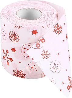 ULDIGI 5 Pçs De Papel Higiênico De Natal Papel Higiênico Decorativo De Natal Tecido De Banheiro De Natal Rolo De Papel Impresso Rolo De Papel Papel De Impressão