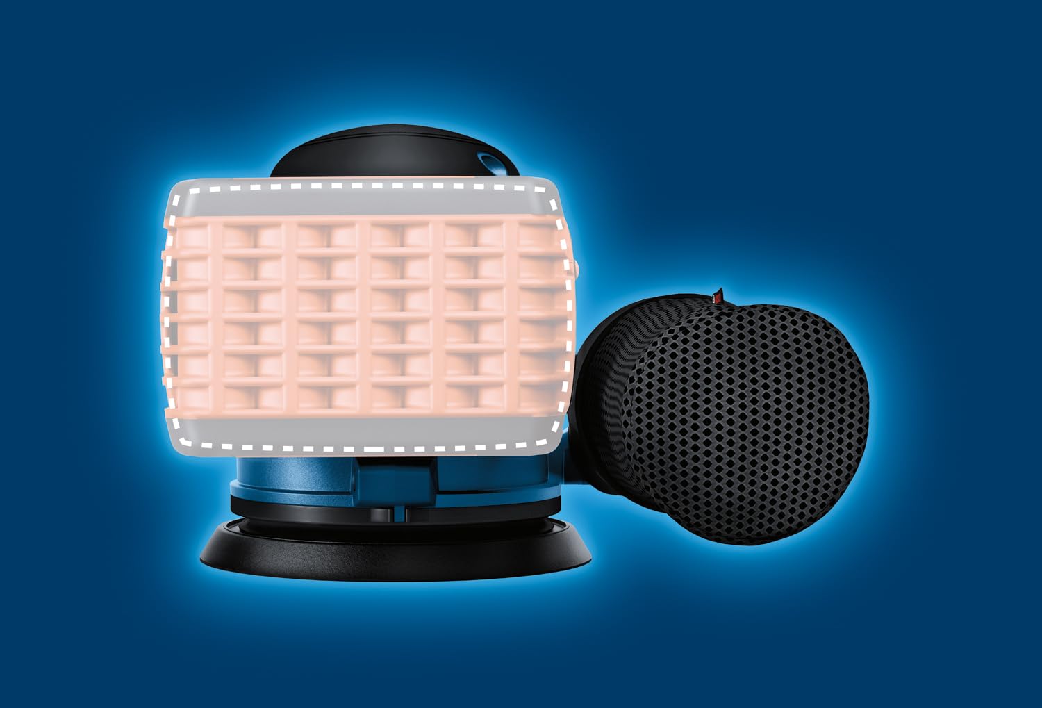 Bosch Professional Sistema de 18 V, lijadora orbital a batería GEX 185-LI (1 batería GBA 18 V 4,0 Ah, cargador rápido GAL 18 V-40, maletín)