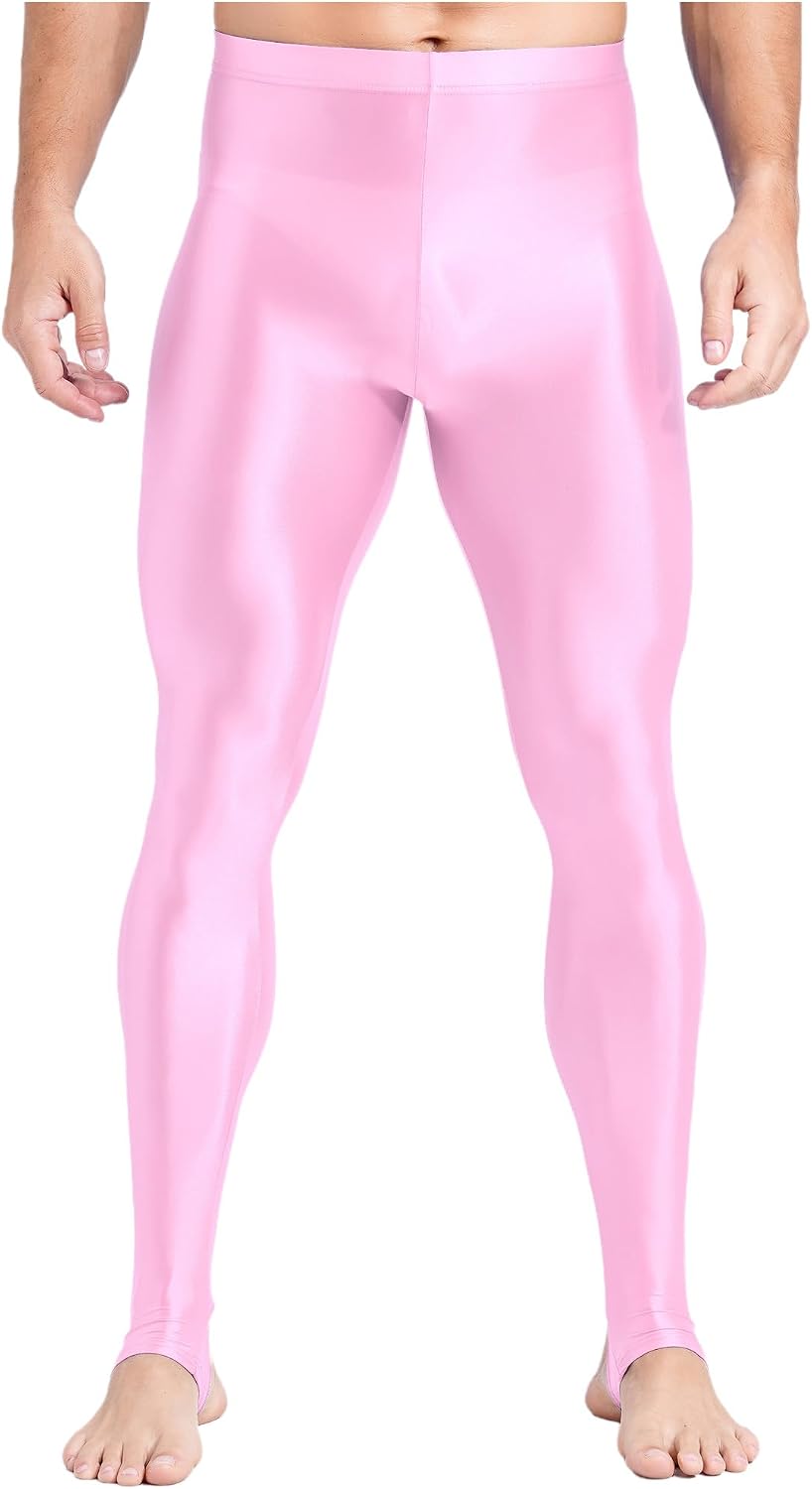 Lejafay Mens Gymnastics Pants Leggings Ballet Tights Stirrup Pants for Dance Yoga Practice Athletic