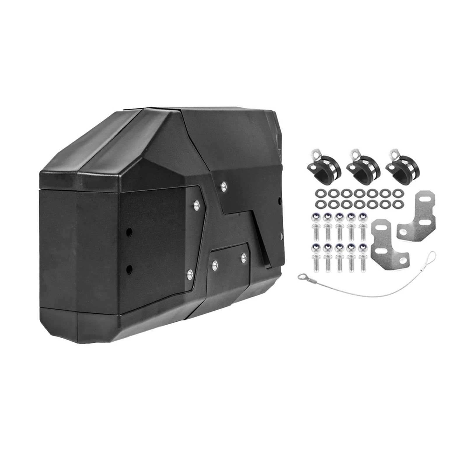 Motorradtasche Für BMW R1200GS R1250GS LC ADV F750GS F850GS Für TRK502X F 850 ​​GS Motorrad Toolbox 4,2L Werkzeug Box Innere Tasche Lagerung(Silvery Box with Bag)