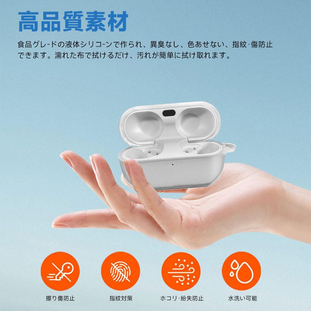 Amazon.co.jp: For Technics EAH-AZ100 ケース [HVUYAL] 透明 軽量 TPU