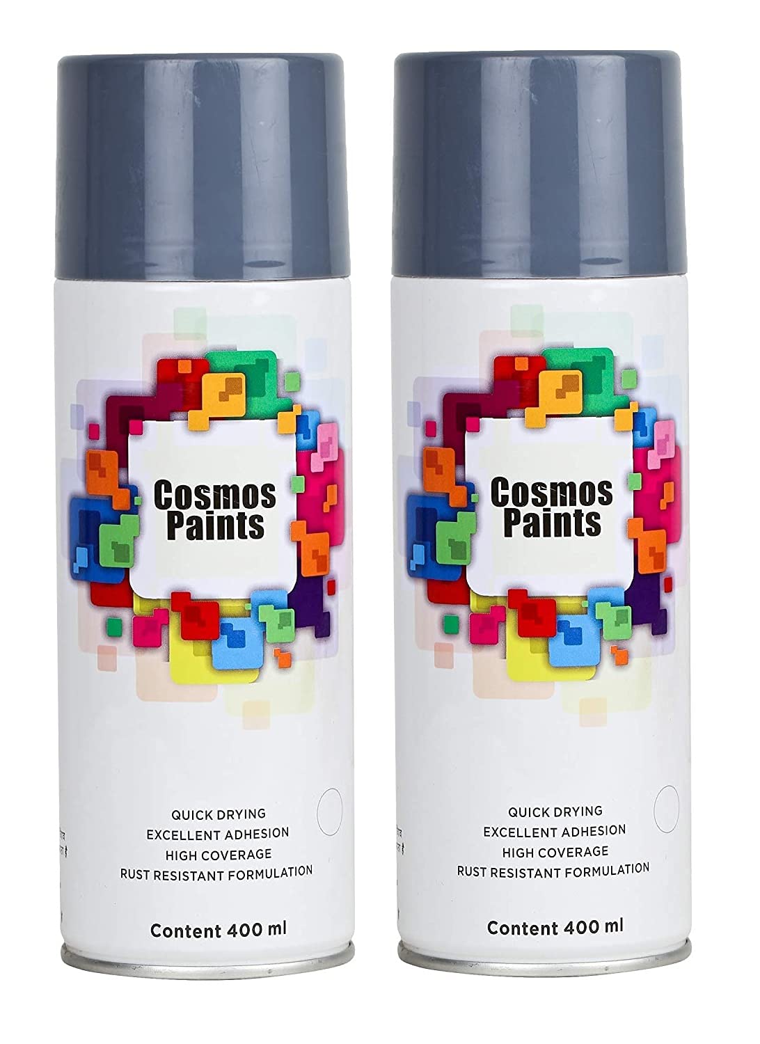 Cosmos Paints Matt Light Spray Paint (400ml, Grey) -Pack of 2 (B08P9TDRSD) Amazon Price History, Amazon Price Tracker