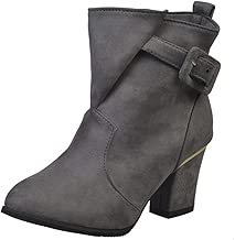 botines grises mujer