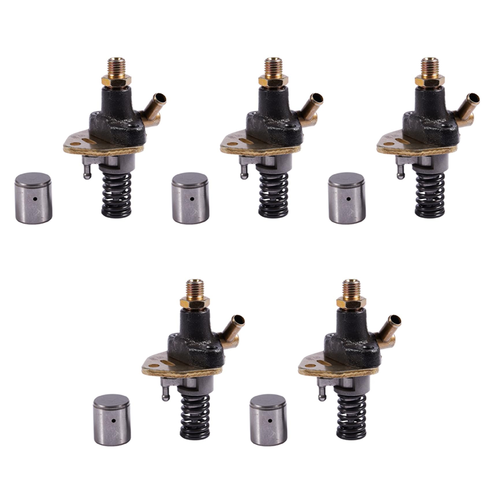 Jnchdghwa 5X for 186F Injection Pump Without Solenoid Valve for 186 186F 10HP Engine Oil Pump Tiller Accessories
