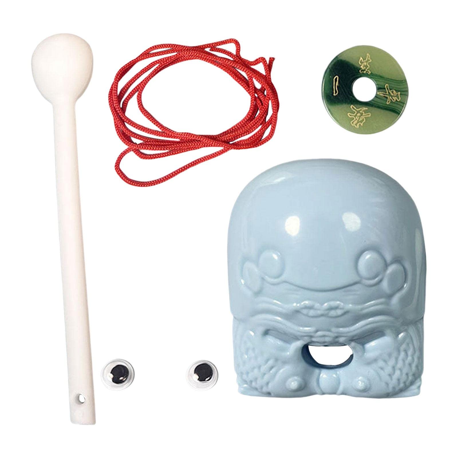 Guiros Percussion Instruments Guiro Frog with Mallet Small Frog Musical Instrument, Blue