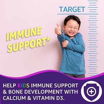 علكة نوم الأطفال Lilicare - علكة جليسينات المغنيسيوم، مساعدات نوم خالية من الميلاتونين | المغنيسيوم، الكالسيوم، D3، B6، L الثيانين | بديل الميلاتونين للأطفال للنوم المريح (عبوة من 2)