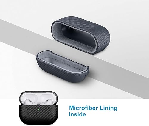 Miniatura 6 de LOPIE Funda para AirPods Pro (no para AirPods Pro 2 generación), hecha a mano AirPods Pro de 1 generación, funda protectora de piel vegana estilo