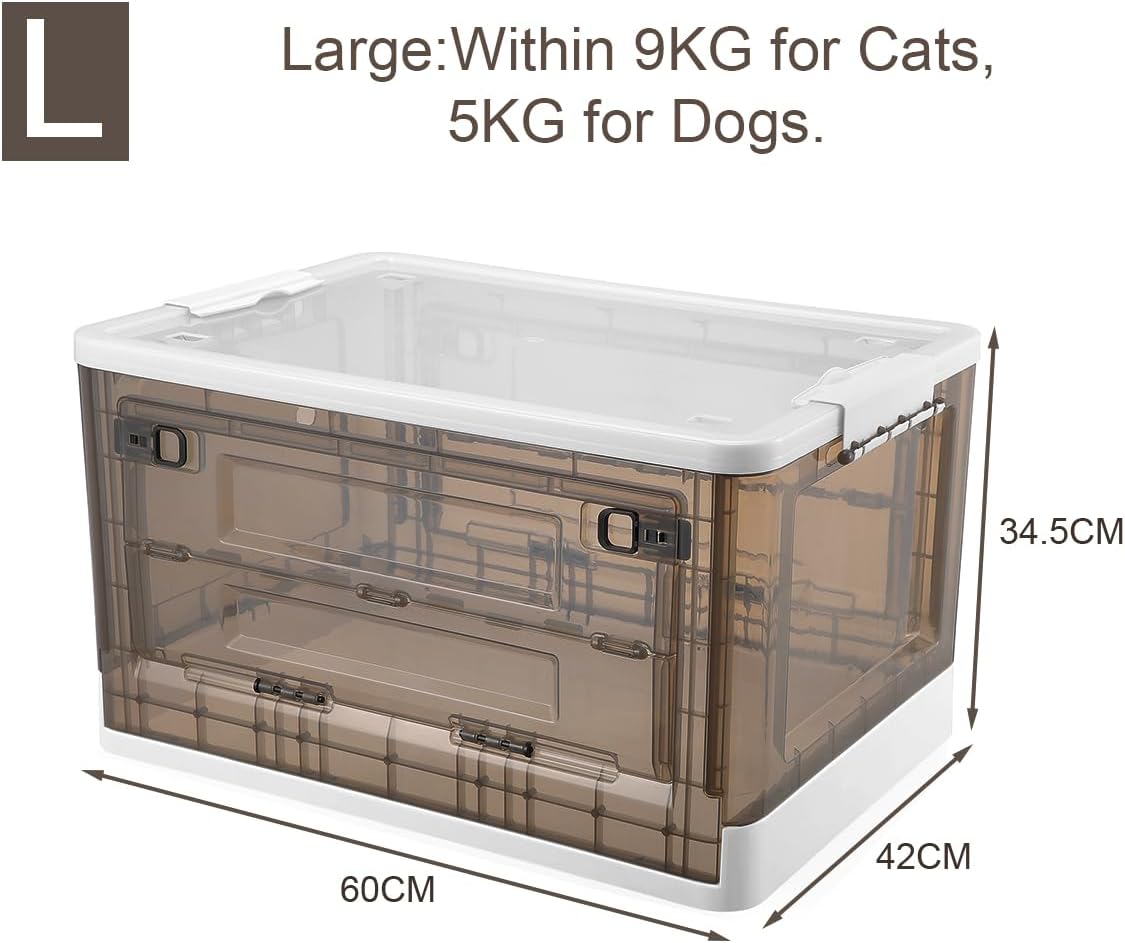 Pet Oxygen Therapy Cage Foldable Portable Pets Box (Large)