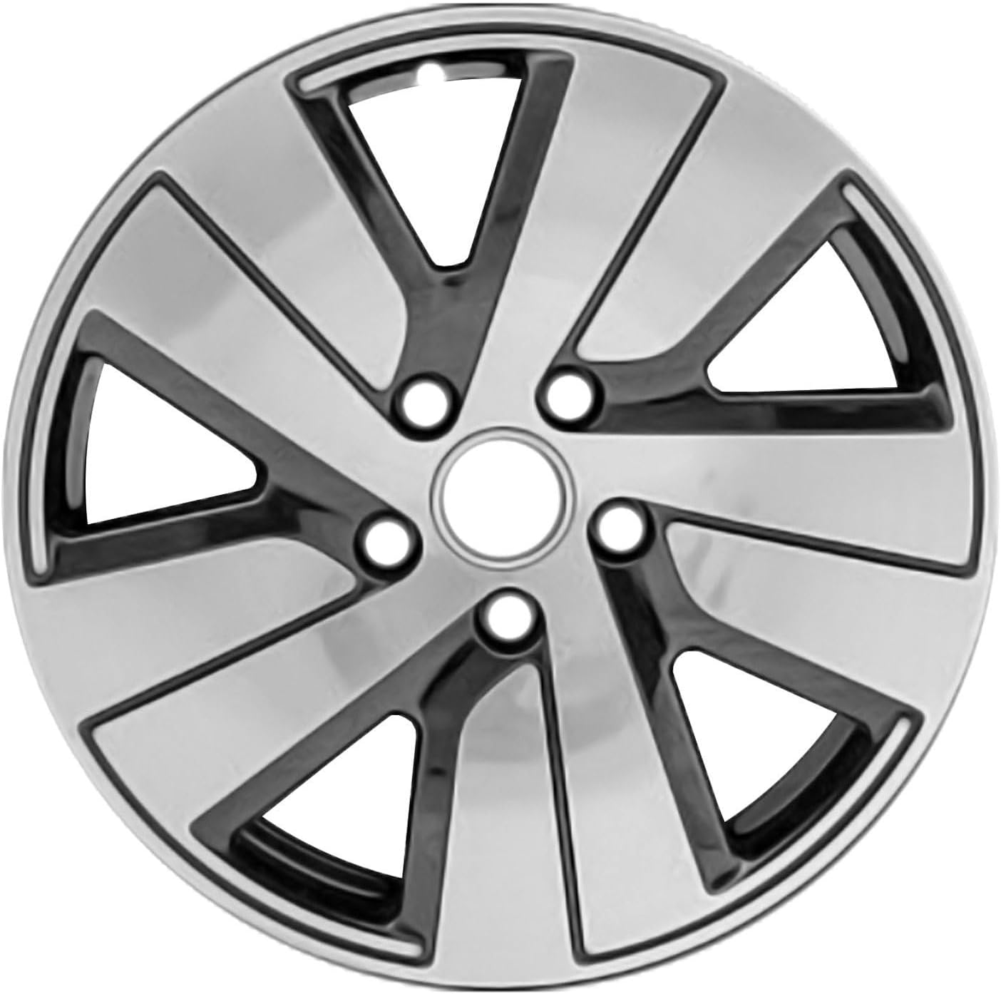 19 inch Aluminum Wheel For Porsche Taycan — 2020–2024 5-slot Black 5 Lug 130.0 mm 19 x 10 in Reman - Factory Wheel Rim