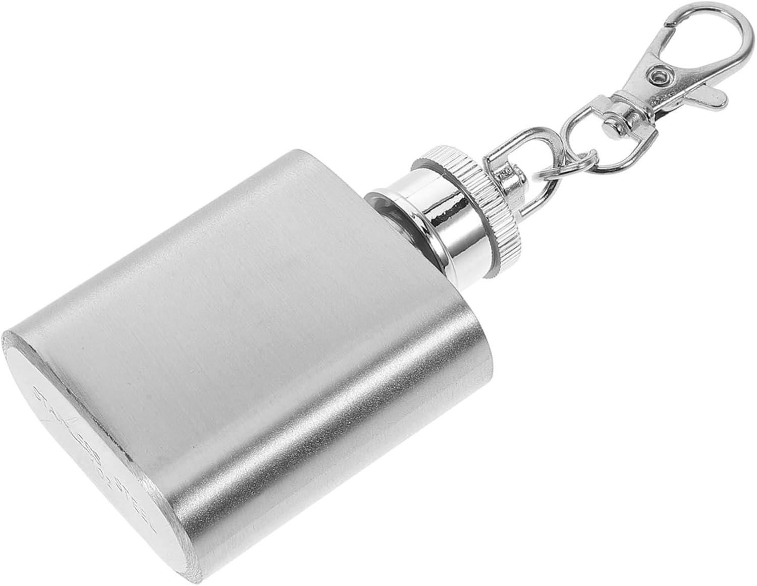 Ciieeo 1oz Keychain Flask Portable Container Essential Oil Bottle Keychain Flask Beverage Holder