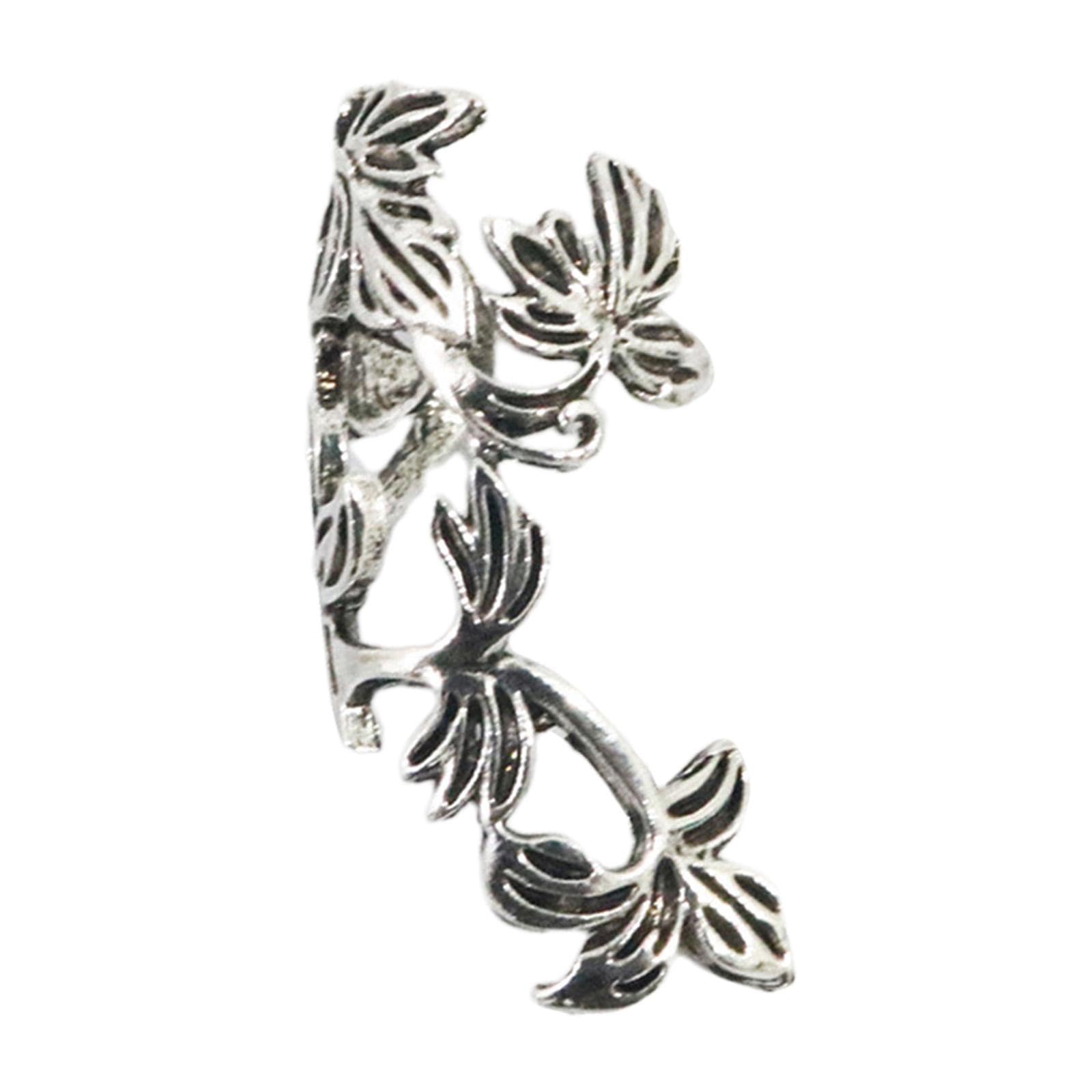 Cartilage Ear Cuff Vintage Style Clip on Earring for Women Men Party Bronze Silver Right-image-16