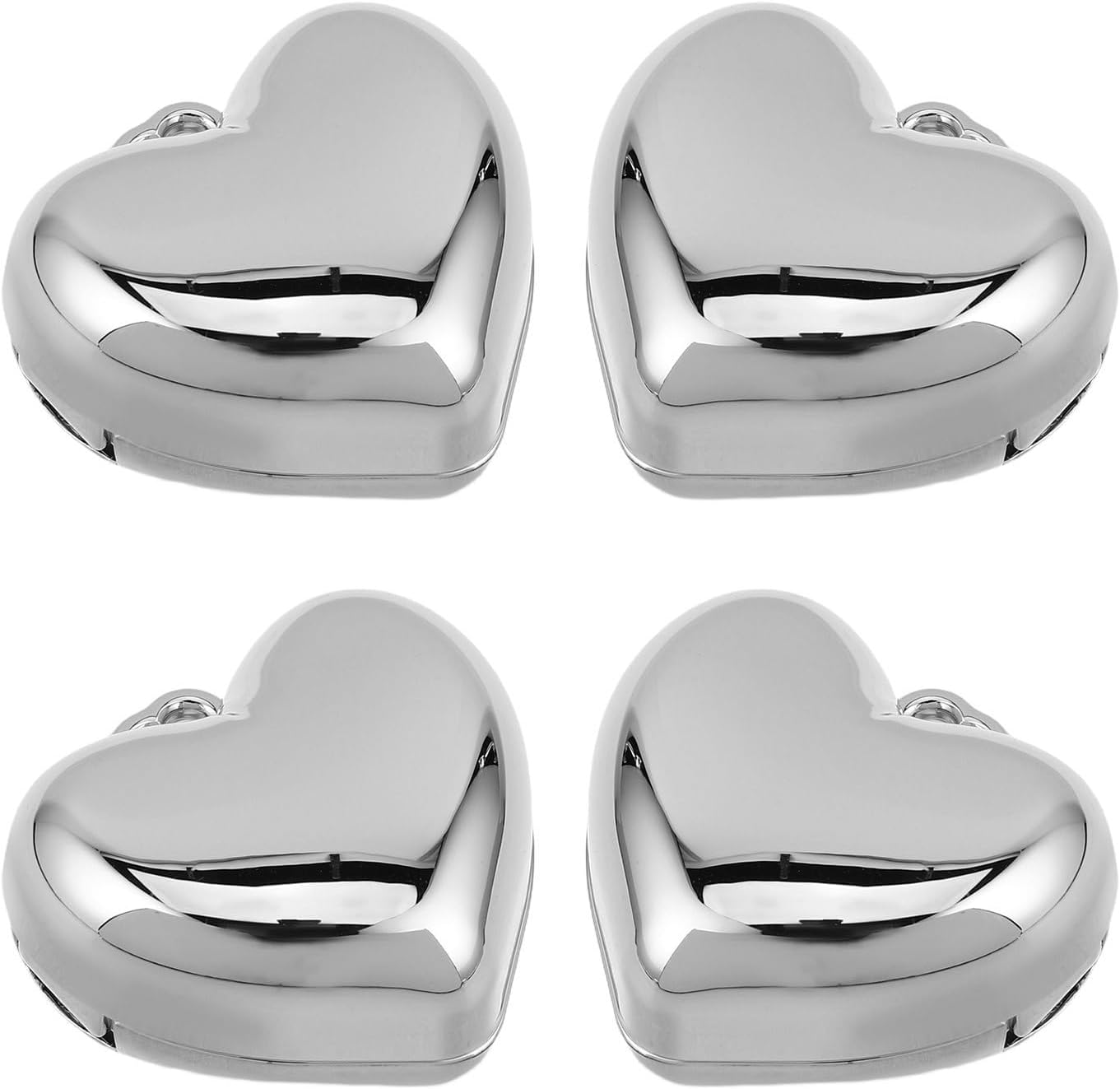 COLLBATH 4pcs Empty Heart Shaped Blush Palette with Mirror, Compact Aluminum and Plastic Makeup Case for Travel and DIY Cosmetics, 0.4g Portable Blush and Highlighter Organizer COLLBATH 4pcs Empty Heart Shaped Blush Palette with Mirror, Compact Aluminum and Plastic Makeup Case for Travel and DIY Cosmetics, 0.4g Portable Blush and Highlighter Organizer