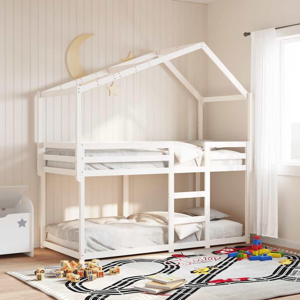 vidaXL Toit de lit pour Enfants 203x95,5x142 cm Bois de pin Massif