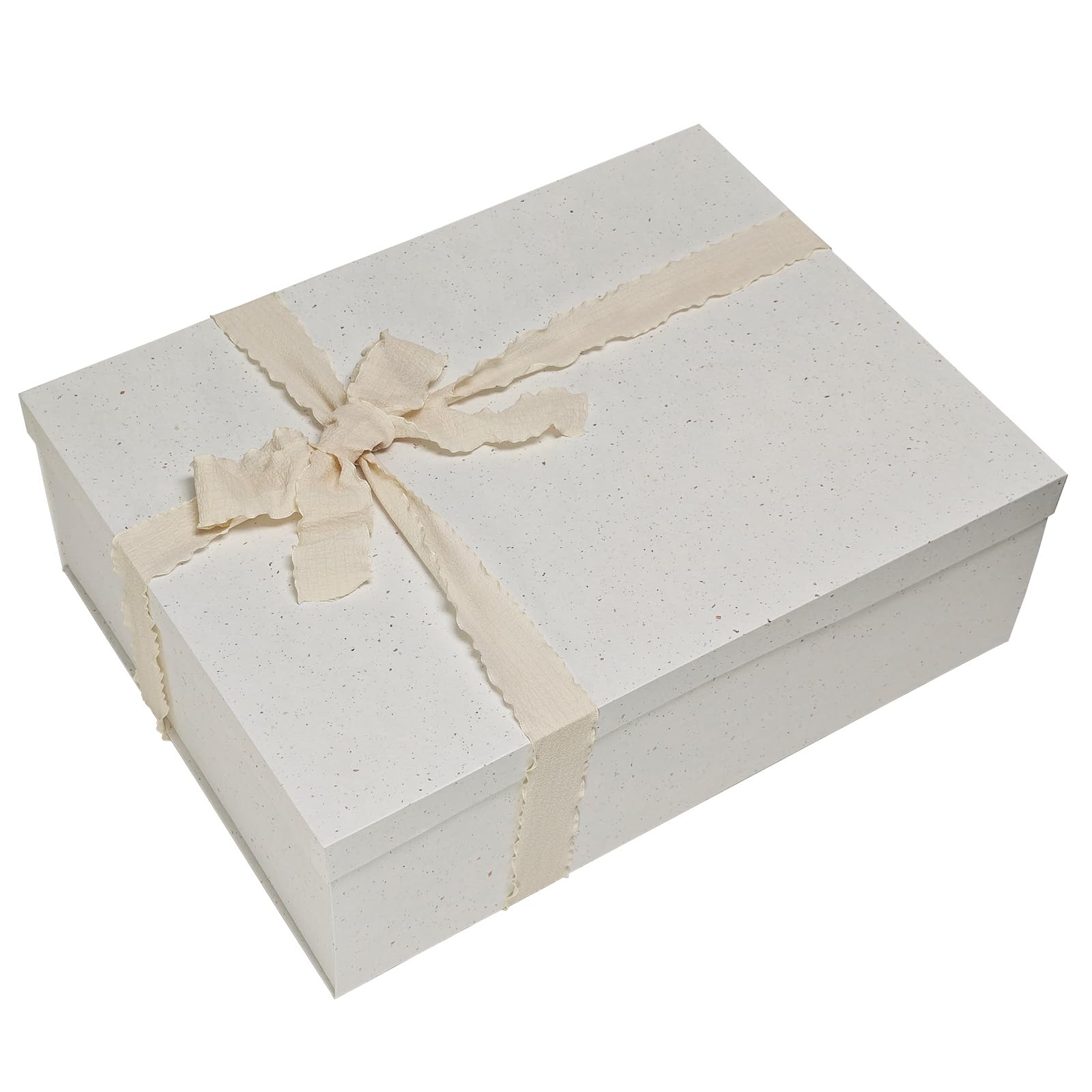Tekhoho Geschenkbox, Große Premium Rechteckige Geschenkbox mit Deckel für Geschenke, Weihnachts-, Hochzeits- und Geburtstagsverpackung