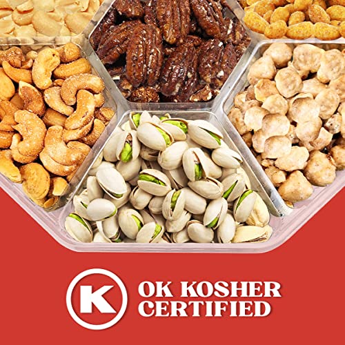 Simple Orchards Nuts Gift Basket - Delicious Mixed Cravings Gourmet Collection Features 7 Sectional Platter With Freshly Roasted Nuts thumb #3