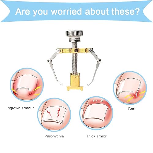 Miniatura 4 de Corrector de uñas encarnadas profesional encarnadas levantador de uñas encarnadas práctica abrazadera para el tratamiento de uñas encarnadas