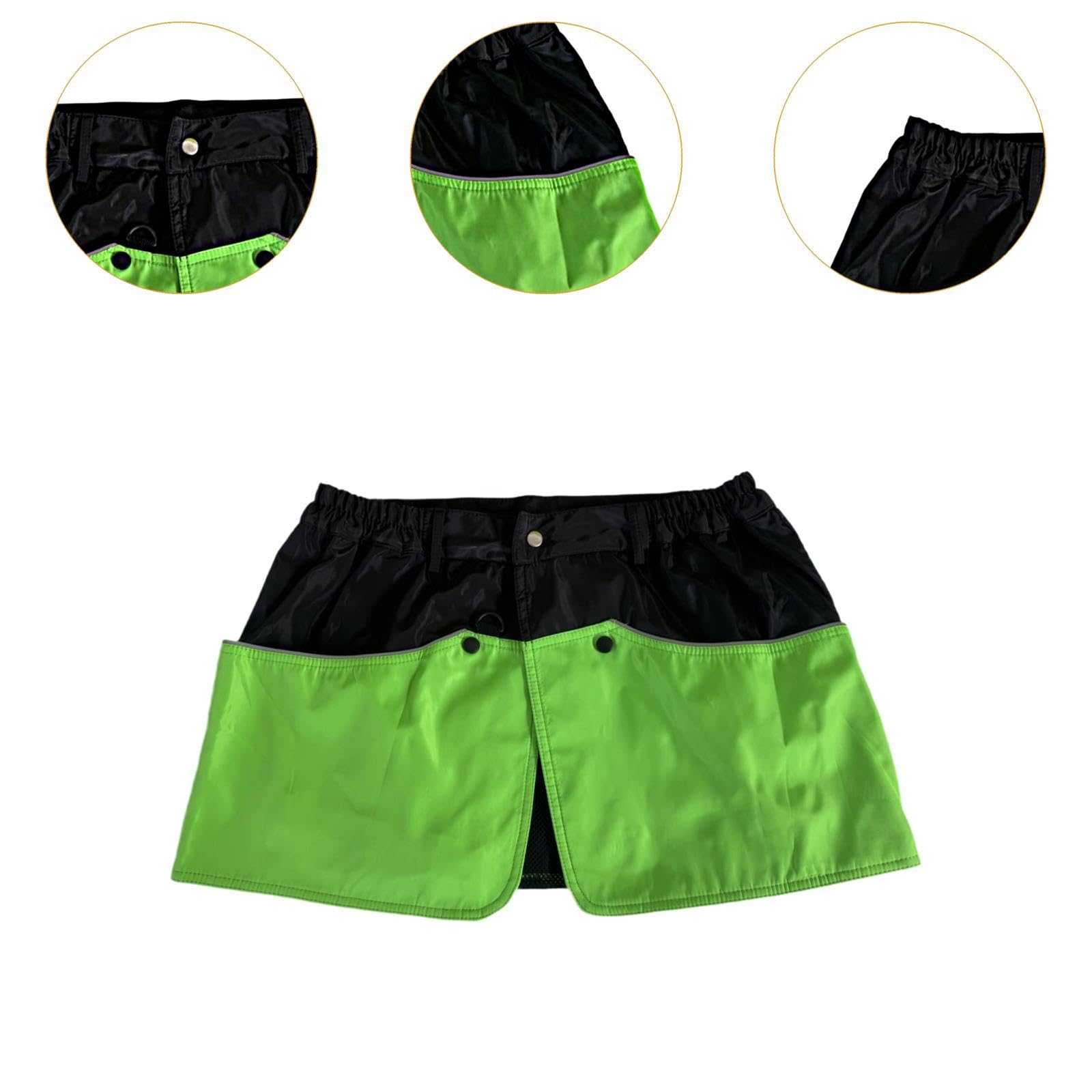Hundetraining Schürze mit Taschen wasserfeste robuste Hunde Handler Kleidung, Green M