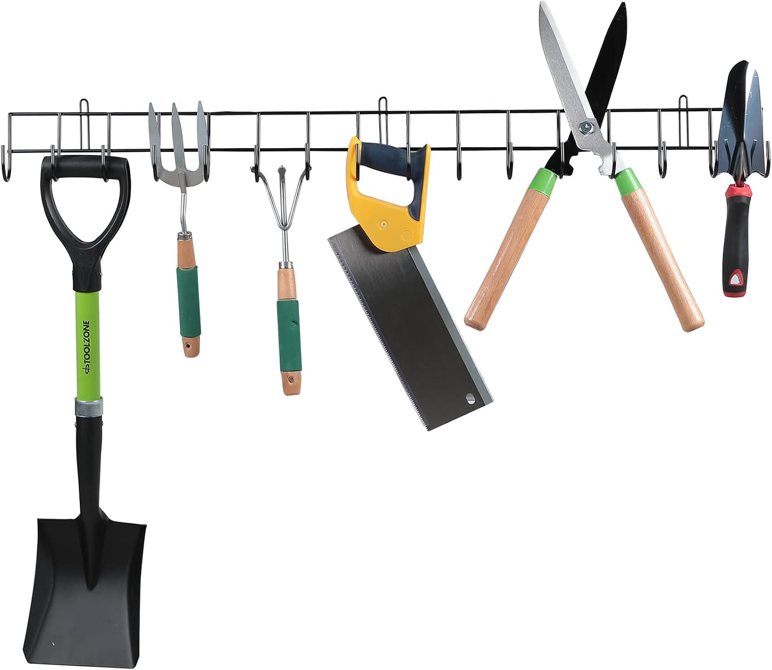 Unibos 103 cm ExtraLong Tool Rack Wall Mounted Garden Tool Holder