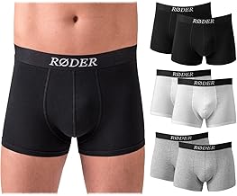 RØDER Boxershorts Herren 6er Pack (Größen M - 3XL) • Baumwolle • perfekte Passform • Unterhosen Männer • Herren Unterhosen