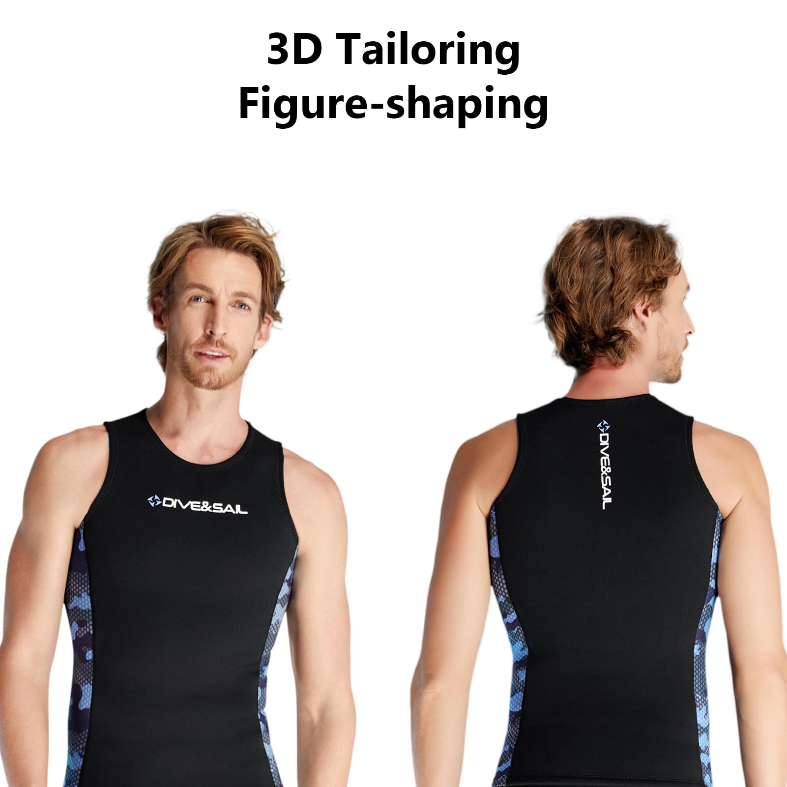 Giubbotto Muta, Top Surf in Neoprene, Camicia a Manicotto Senza Maniche, Ideale per Nuotare, Immersioni