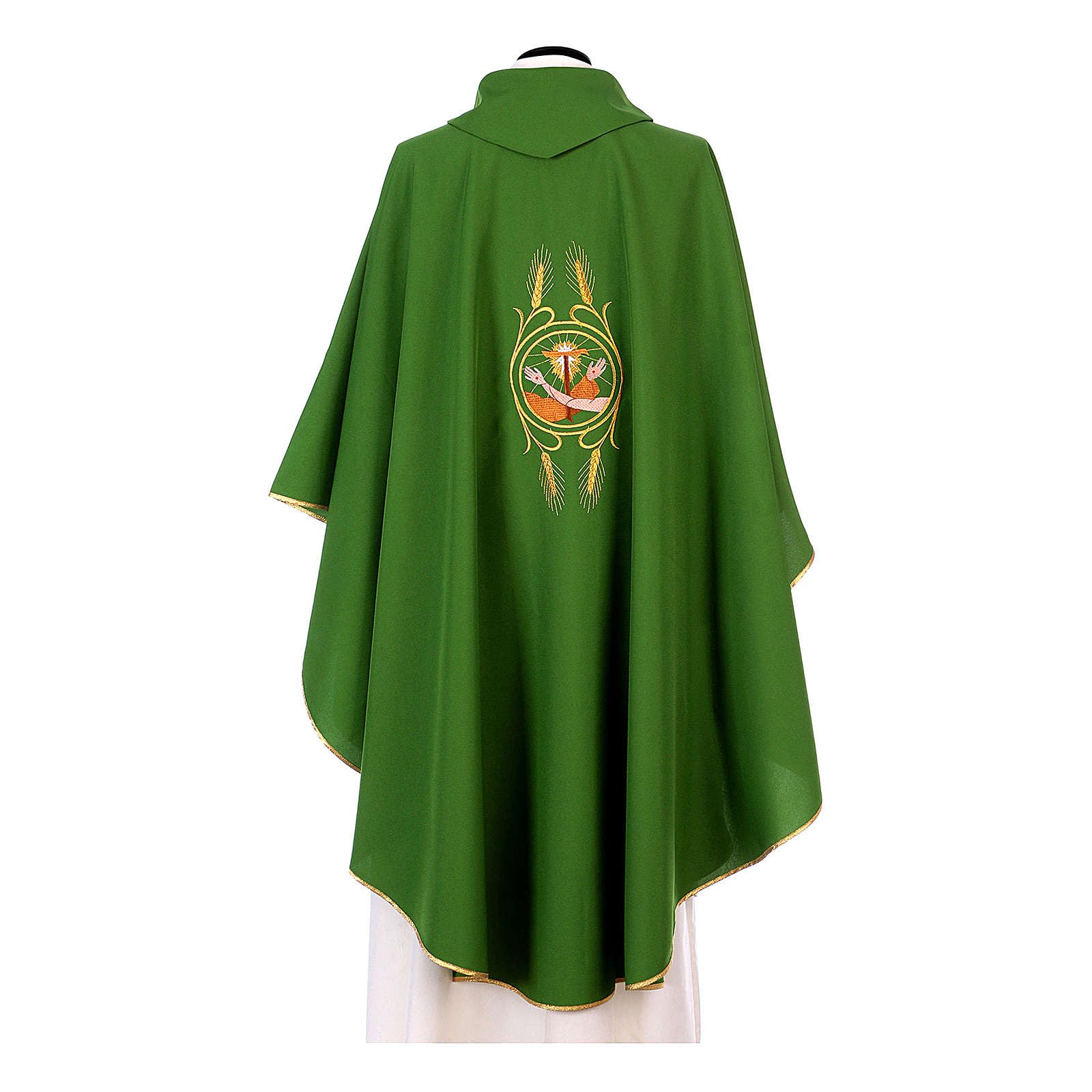 Holyart Kasel mit Franziskaner Wappen aus Polyester