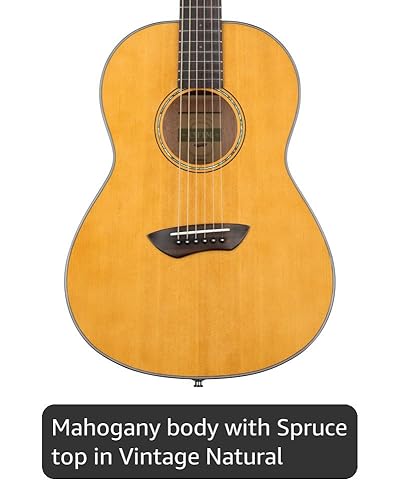 Amazon.com: Yamaha CSF1M VN Parlor Size Acoustic Guitar with Hard
