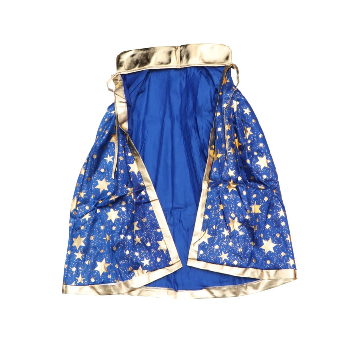 Kids Wizard Cape with Hat, Stand Collar Witch Cloak, Shing Star Witch Wizard Cloak with Hat Halloween Costume for Halloween Carnivals Masquerade Party Supplies