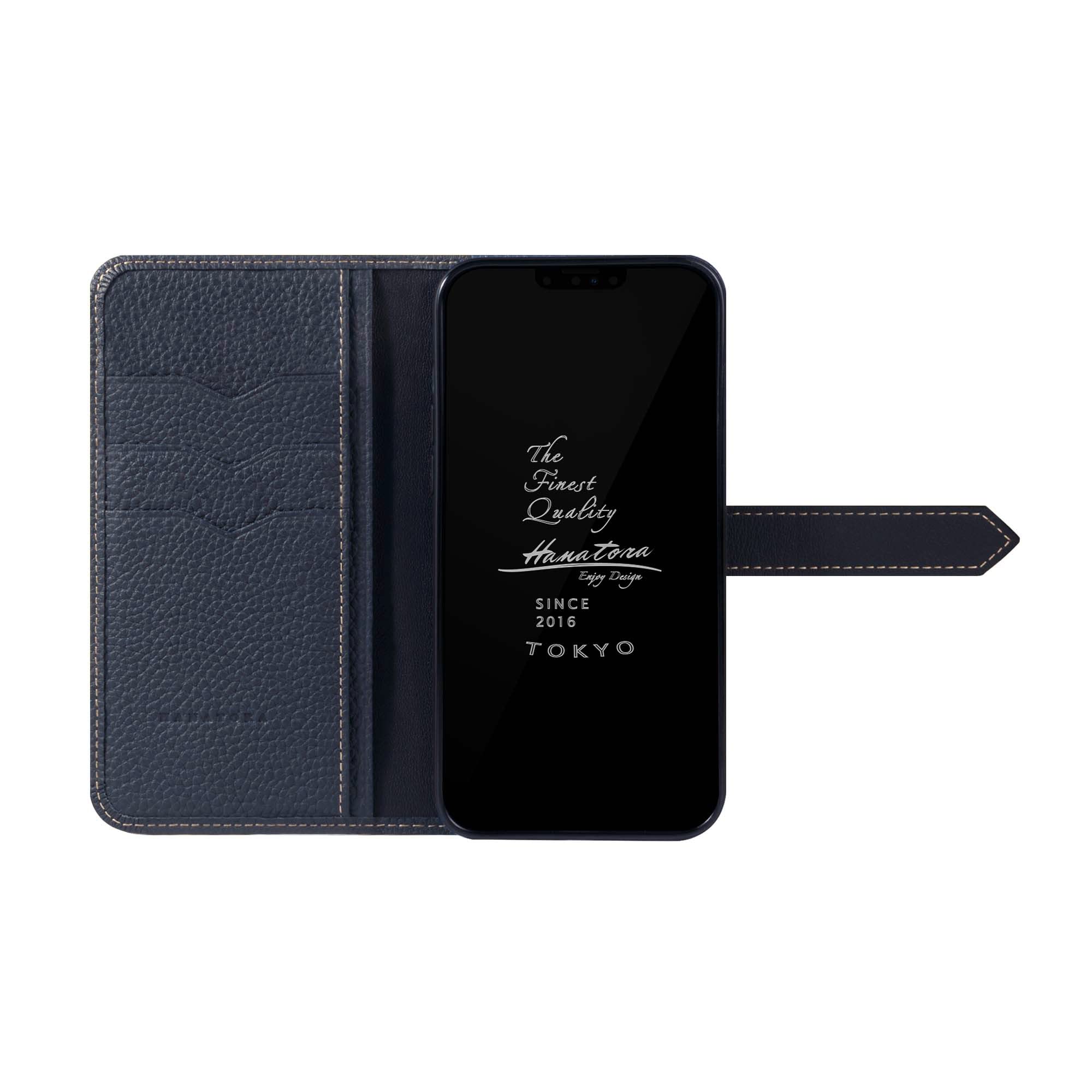 Amazon.co.jp: HANATORA iPhone13mini ケース 手帳型 本革