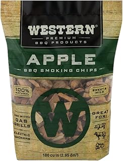 Western Apple Smoking Chips, 2-Pound Bags (Pack of 6)