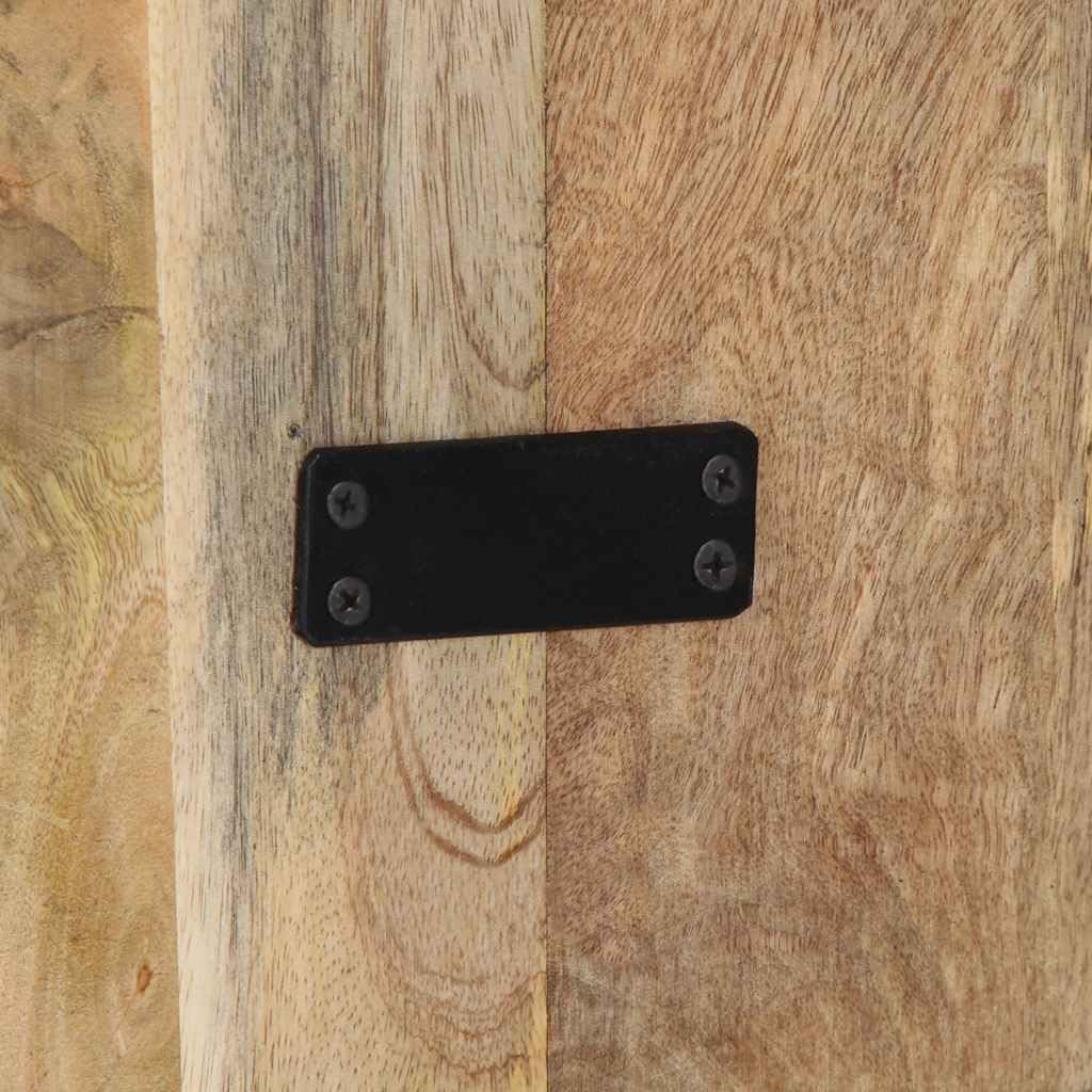 vidaXL Cabecero de Cama 160 cm Madera Maciza de Mango Rugoso