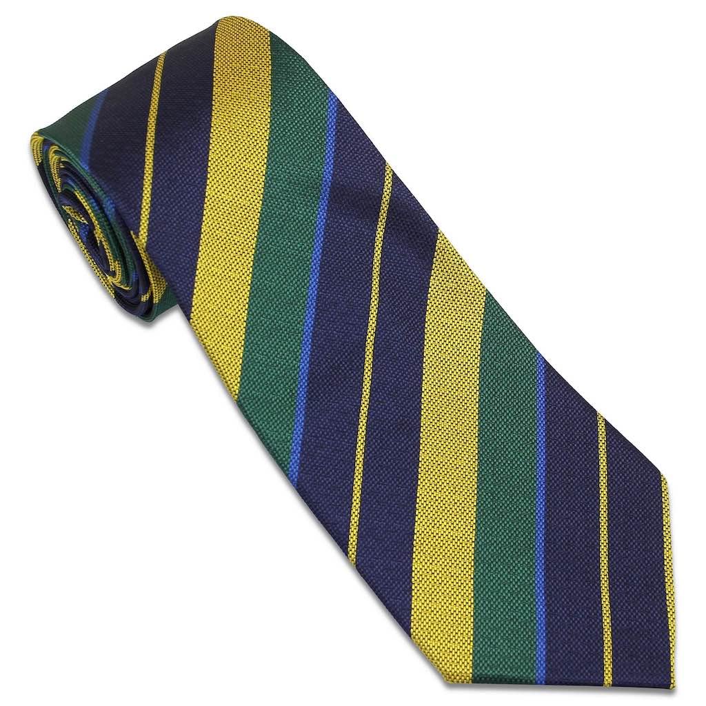 The Regimental Shop Men's Multicolour Queen's Royal Hussars Polyester Regital Tie