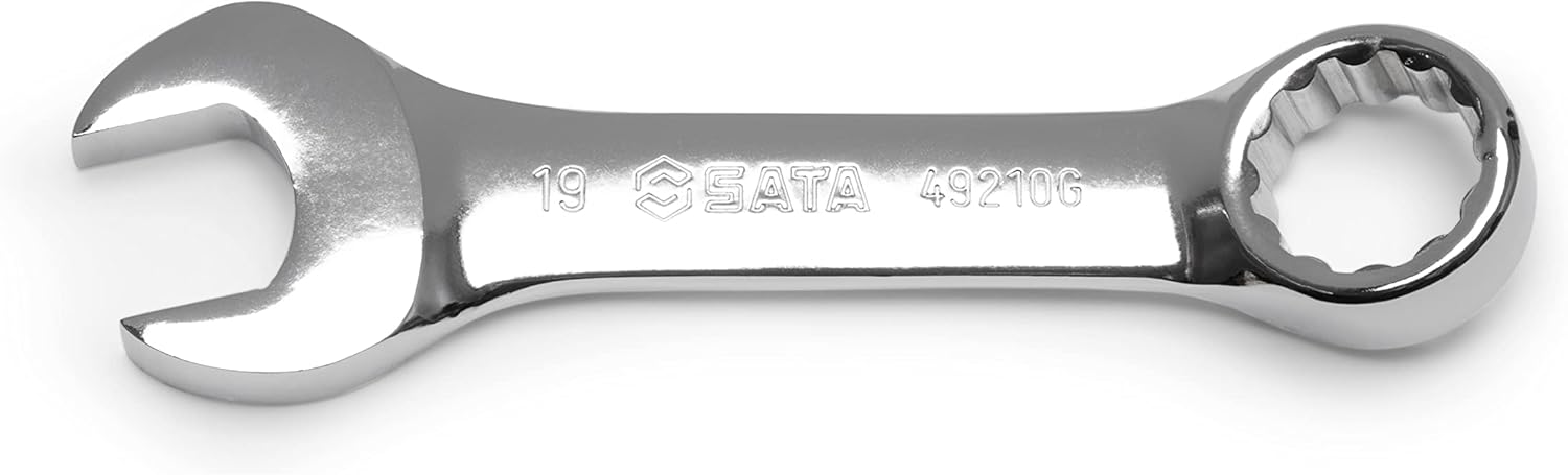 SATA 10 Piece 12 Point Stubby Wrench Set | Metric Sizes 10mm - 19mm| Off Corner Loading | ST08418G