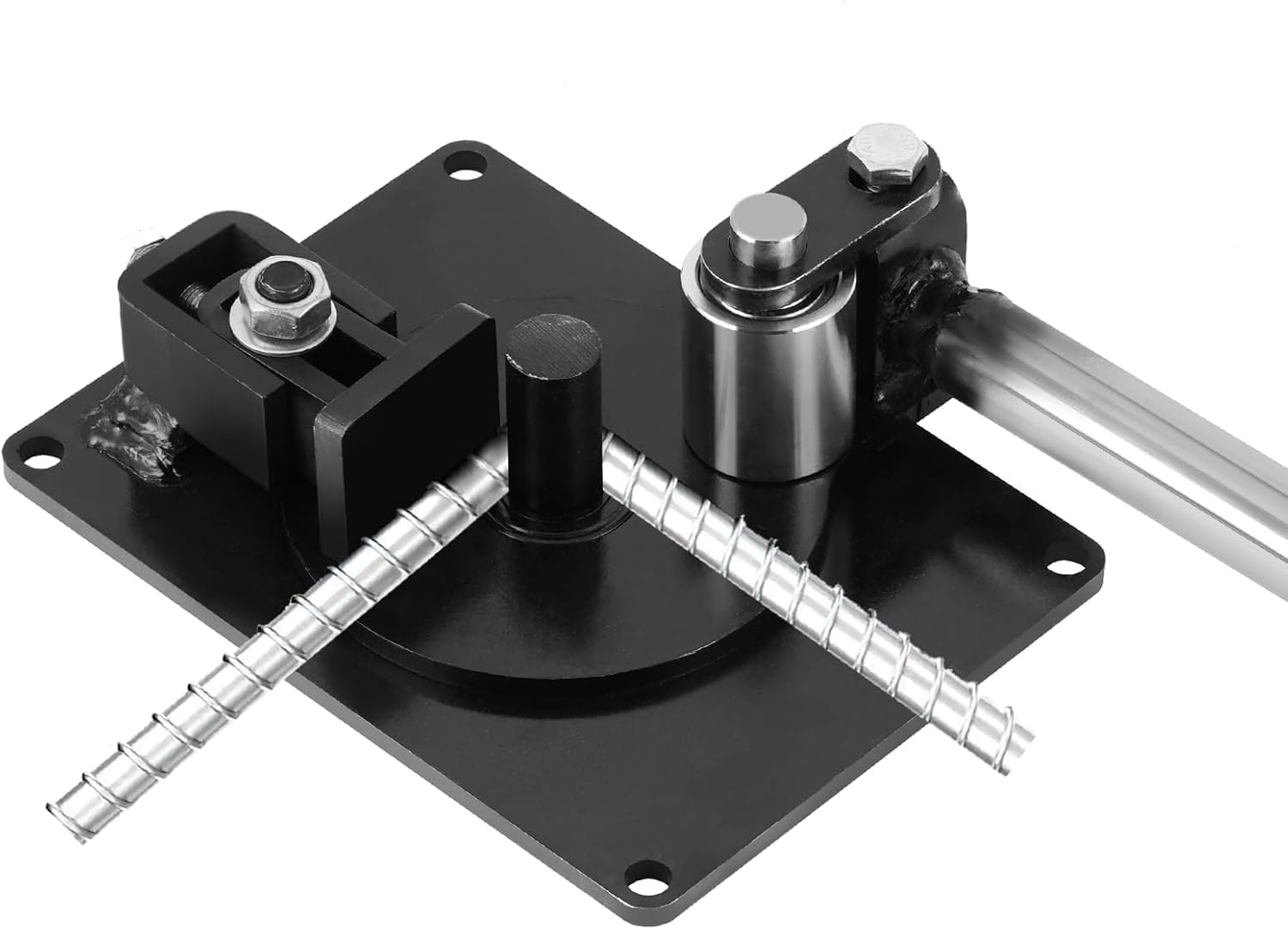 MXBAOHENG 1-16mm Rod Bender Double Partition 6 Bearing Rebar Bender Manual DIY Metal Hand Tools for Round Steel Reinforcing Steel